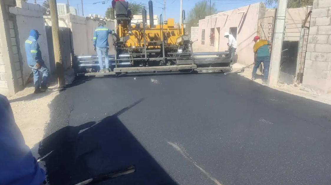 Concluyeron obras de pavimentación en colonias y ejidos de la ciudad