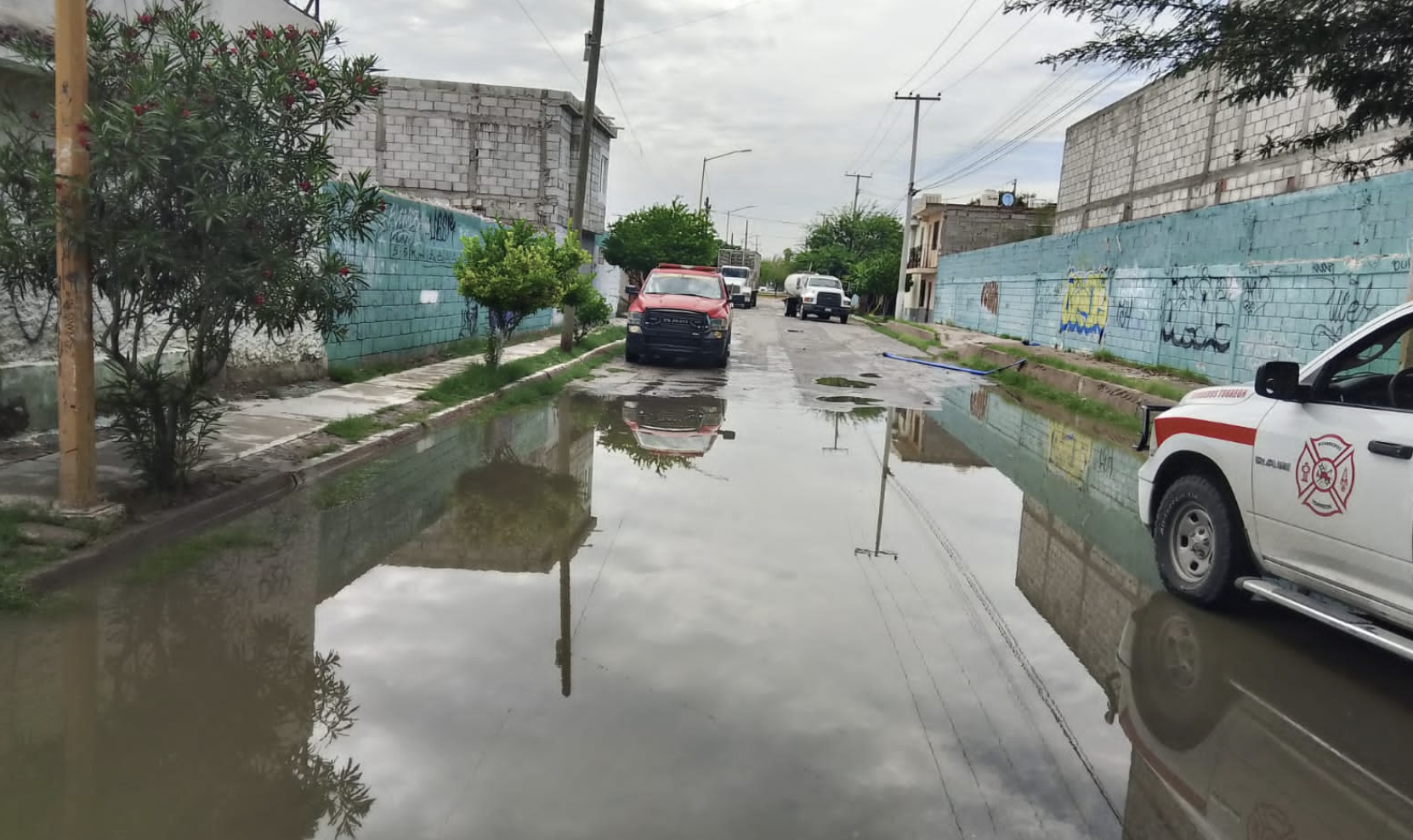 Desaguan las colonias y calles de Torreón en menos de 18 horas