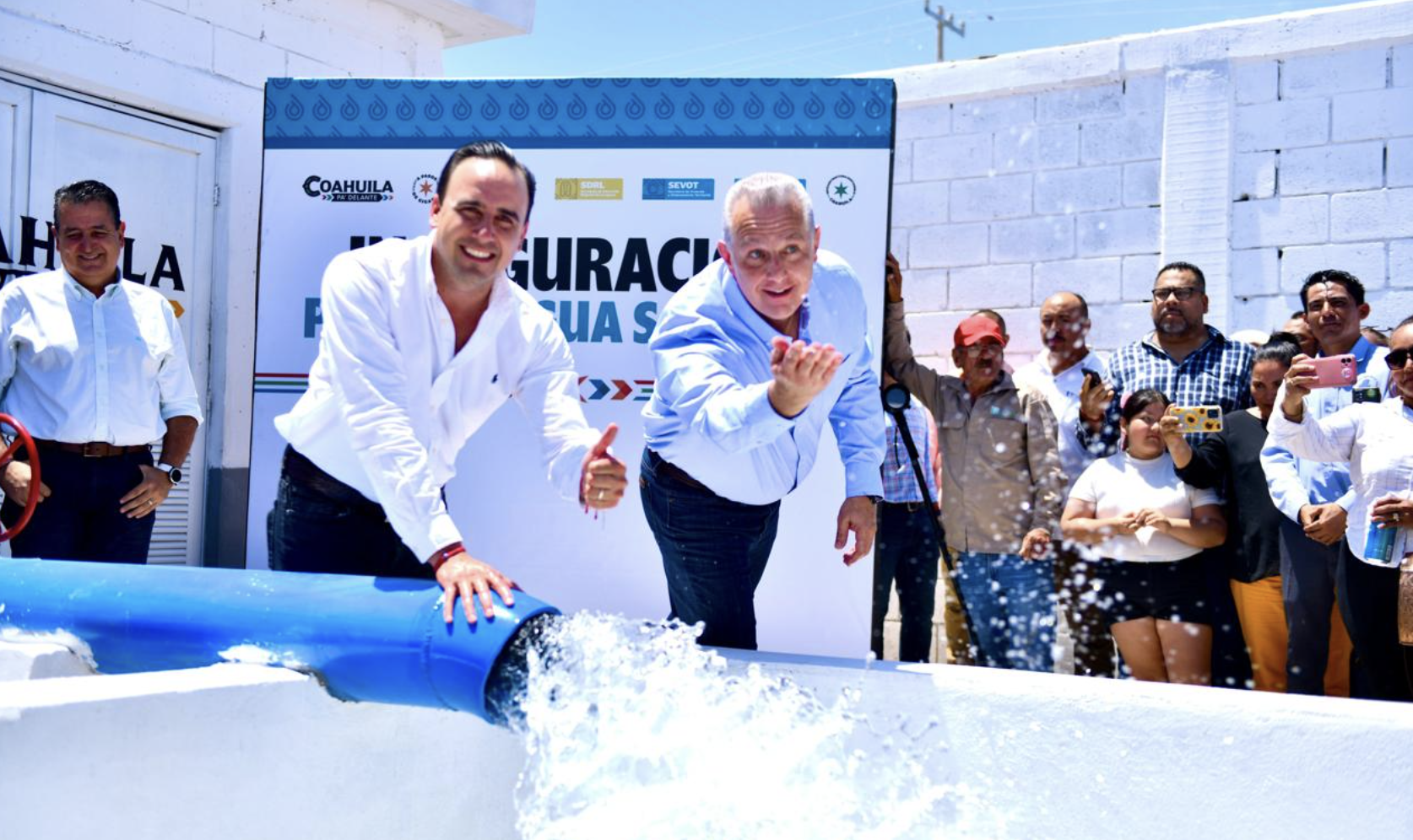 Inauguran el pozo de agua Santa Fe, con inversión superior a los 15 millones de pesos