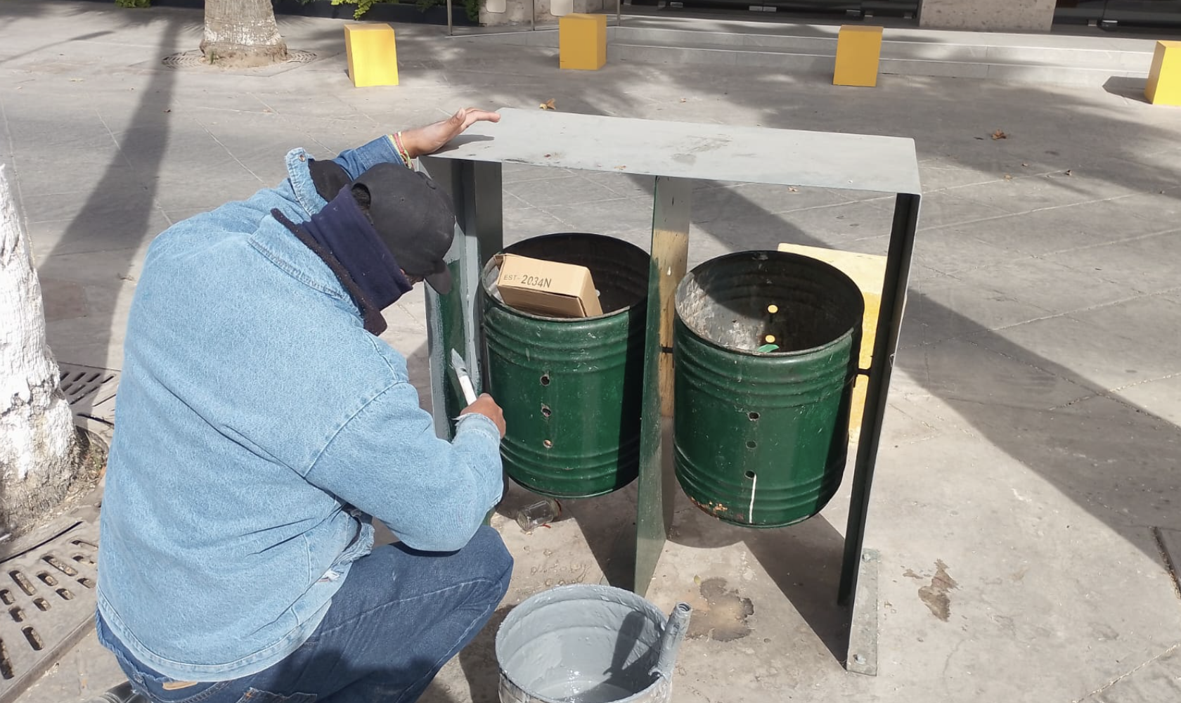 Servicios Públicos brinda mantenimiento para el embellecimiento del primer cuadro de la ciudad
