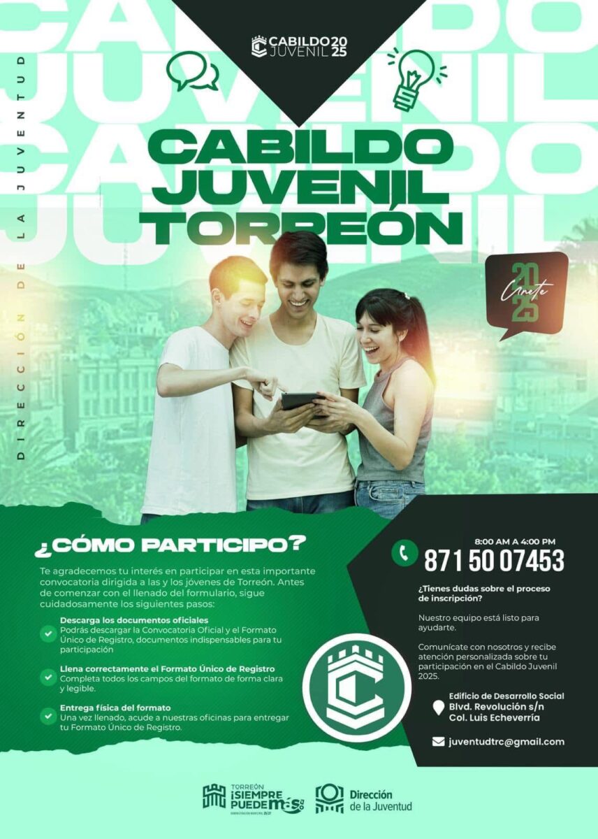 Convocan a formar parte del “Cabildo Juvenil 2025”