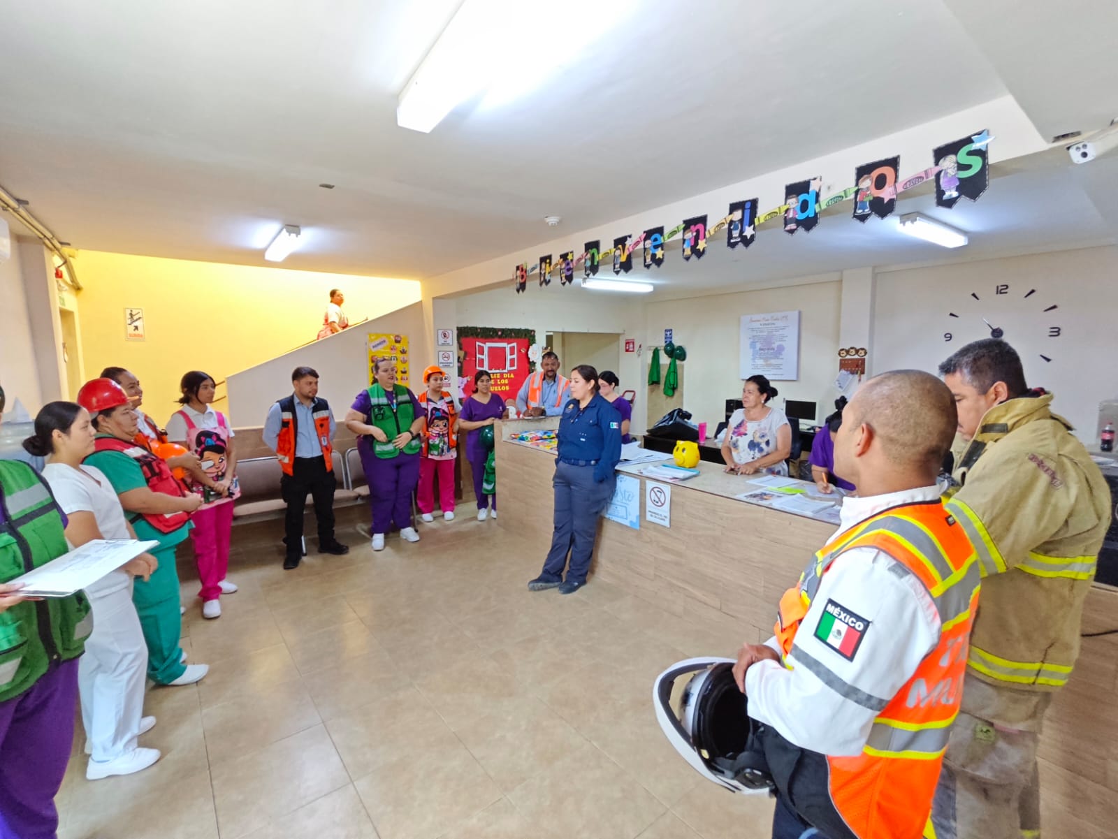 Protección Civil y Bomberos imparte de forma permanente el programa de simulacros