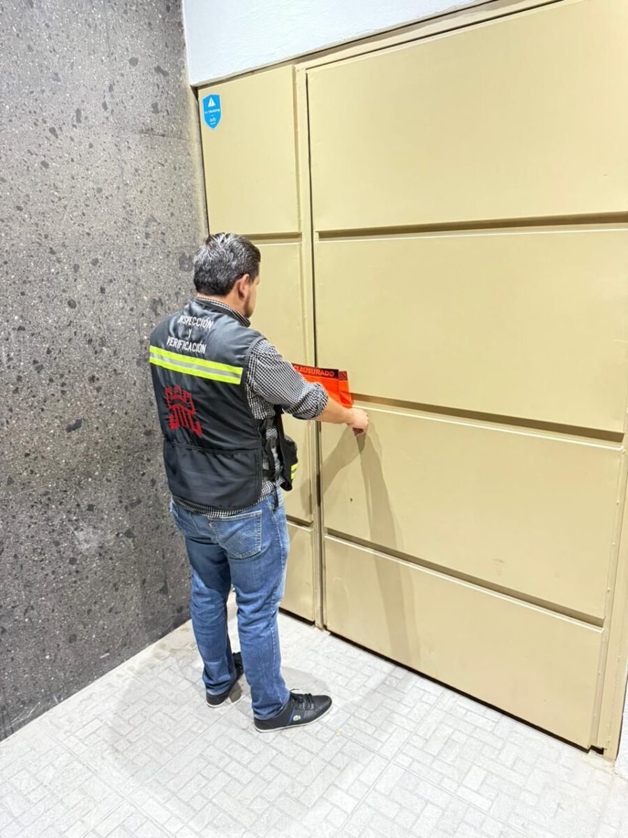 Inspección y Verificación refuerza operativos con la clausura de otros dos establecimientos