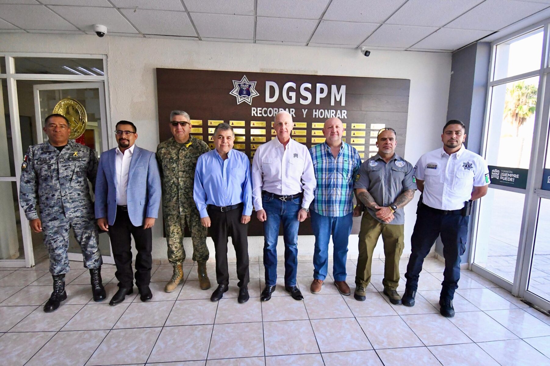 Román Alberto Cepeda González revisa operativo de seguridad por los festejos patrios