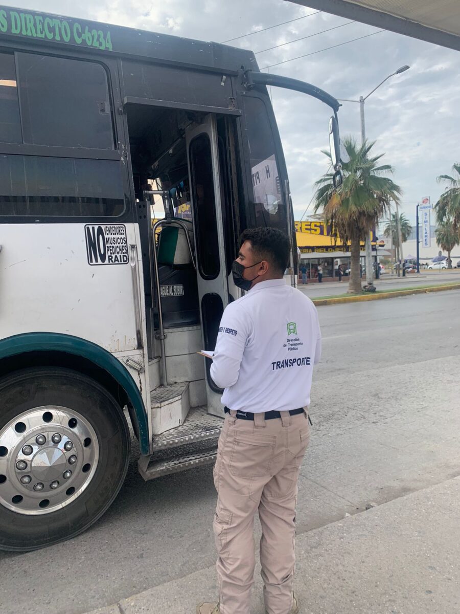 Continúan acciones de revisión al transporte público para un mejor servicio a los usuarios