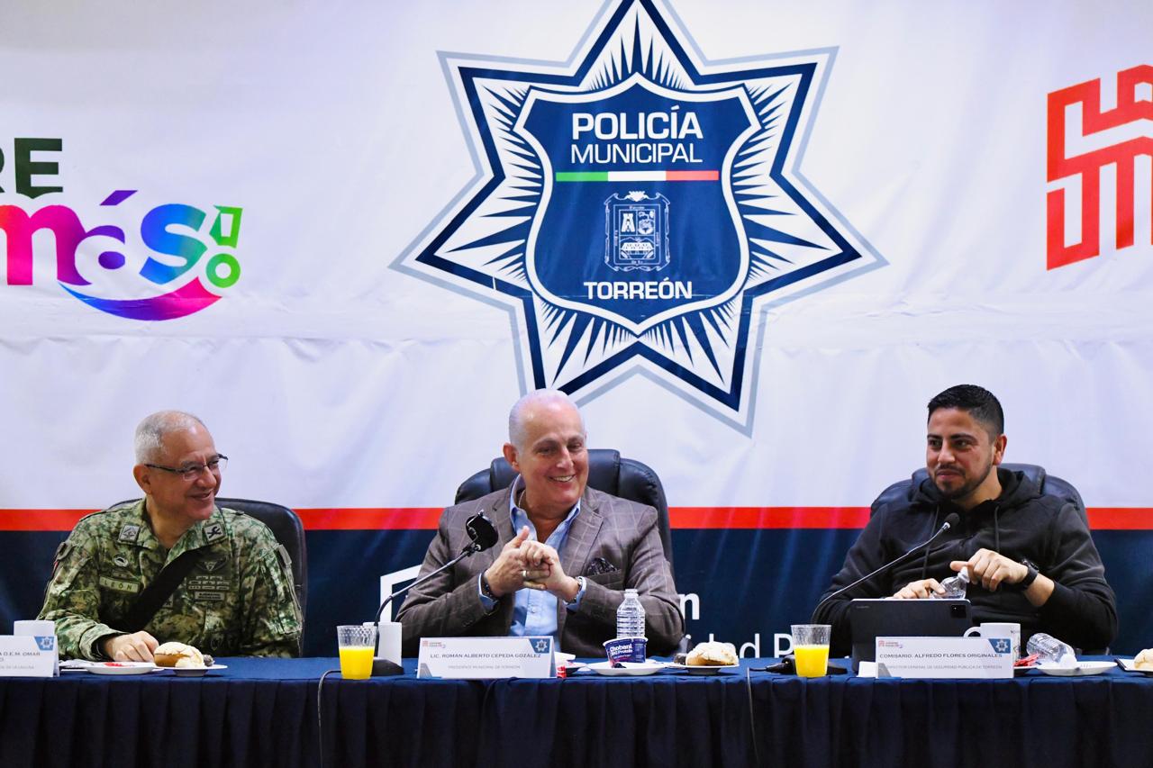 Román Alberto Cepeda González reconoce el trabajo de las corporaciones durante eventos masivos del fin de semana