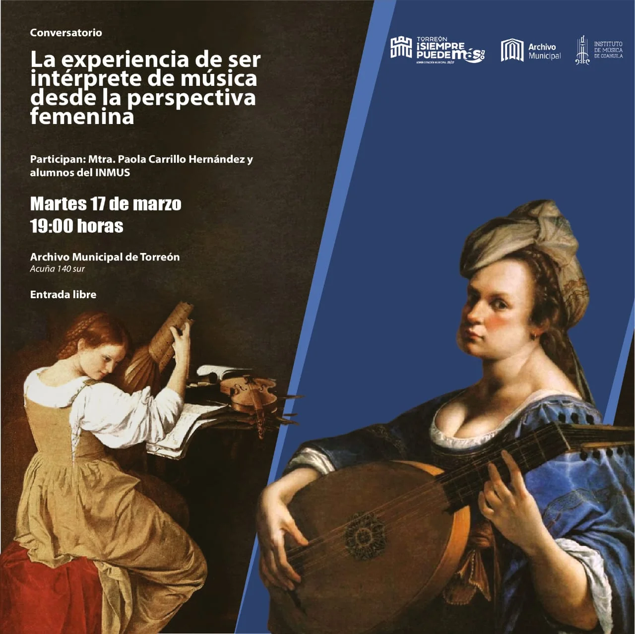 Invitan a conversatorio sobre el papel de la mujer en la historia de la música