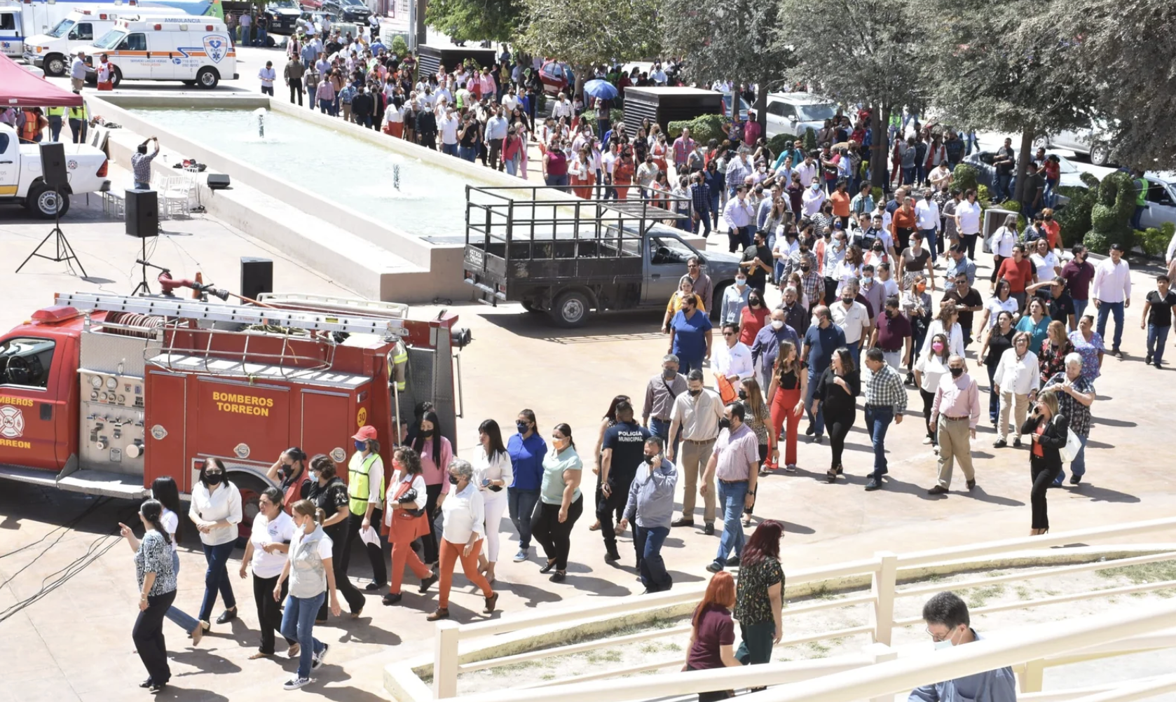Torreón se une al Primer Simulacro Nacional