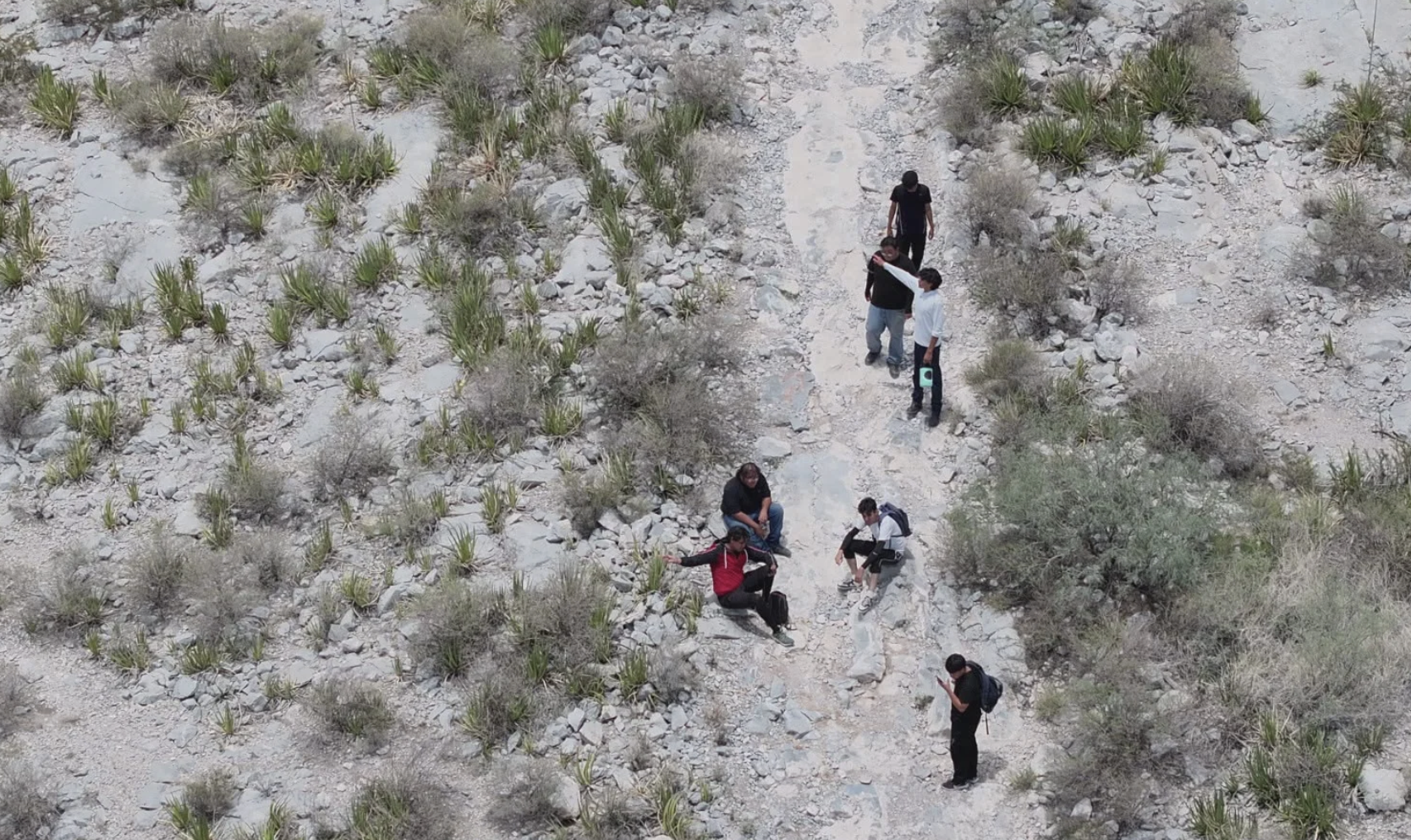 Drones y policías rescatan a familia durante excursión en la Ruta Puerto Noas